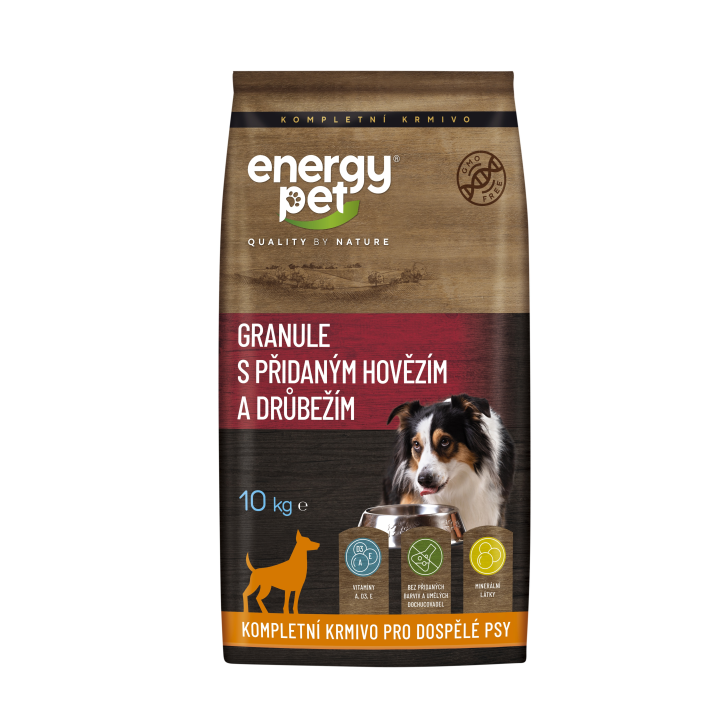 E-shop Energy Pet Granule pro psy s přidaným hovězím a drůbežím 10kg