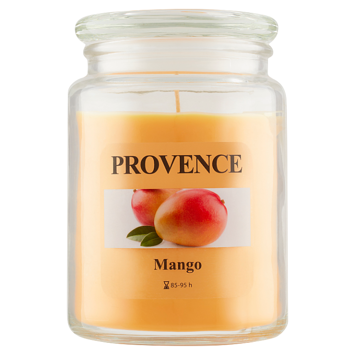 E-shop Provence Svíčka ve skle s víčkem 510g, mango