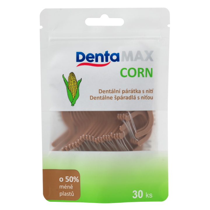 E-shop Dentamax Corn Dentální párátka s nití 30 ks