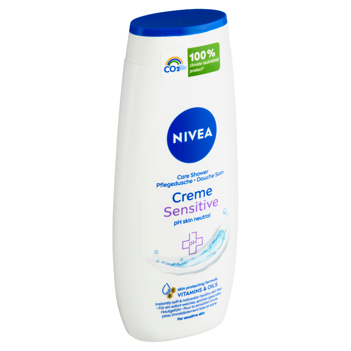 E-shop Nivea Creme Sensitive Pečující sprchový gel 250ml