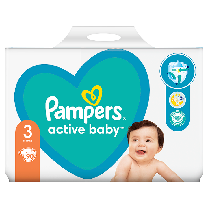 E-shop Pampers Active Baby Plenky Velikost 3 X90, 6kg-10kg