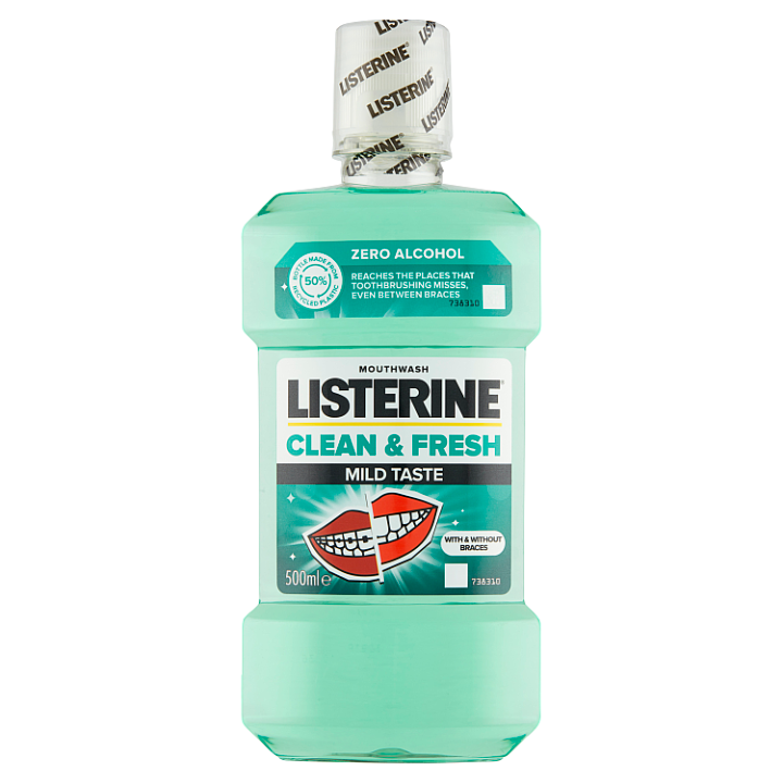 E-shop LISTERINE Clean & Fresh Mild Taste ústní voda 500ml
