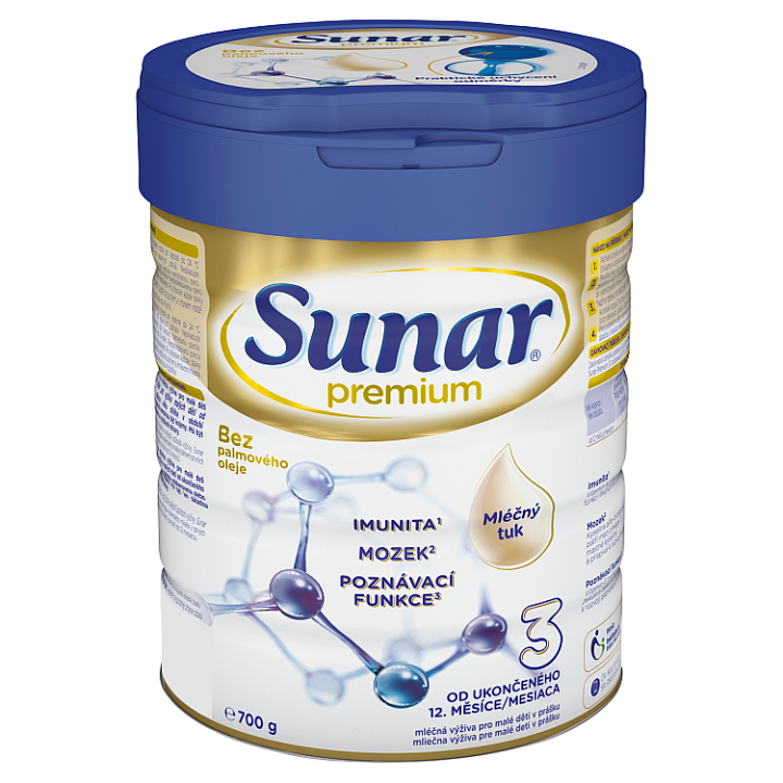E-shop Sunar Premium 3 batolecí mléko, 700g