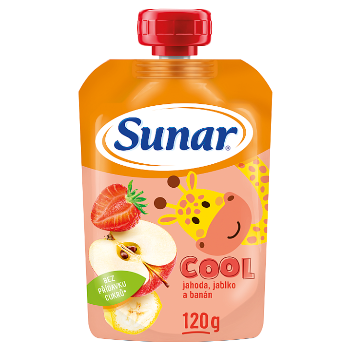 Sunar Cool ovoce jahoda banán jablko 120g