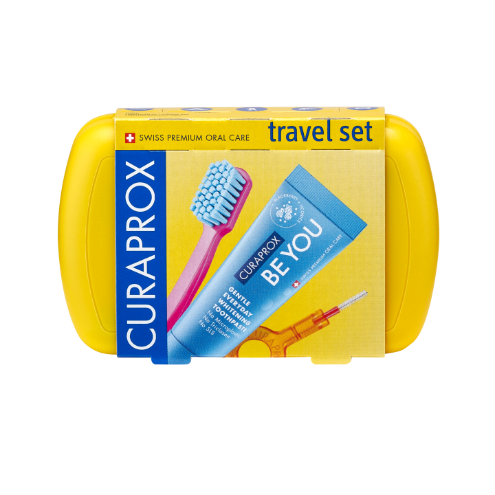 E-shop CURAPROX Travel set žlutý