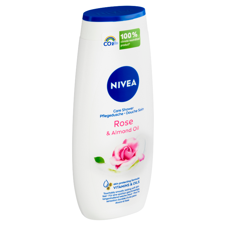 E-shop Nivea Rose & Almond Oil Pečující sprchový gel 250ml