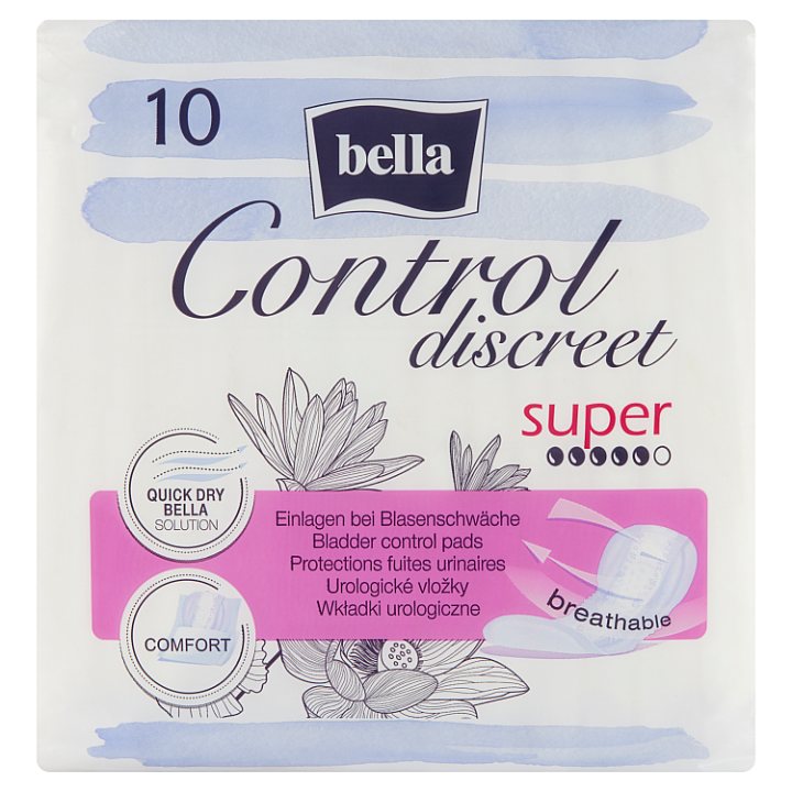 E-shop Bella Control discreet super urologické vložky á 10 ks
