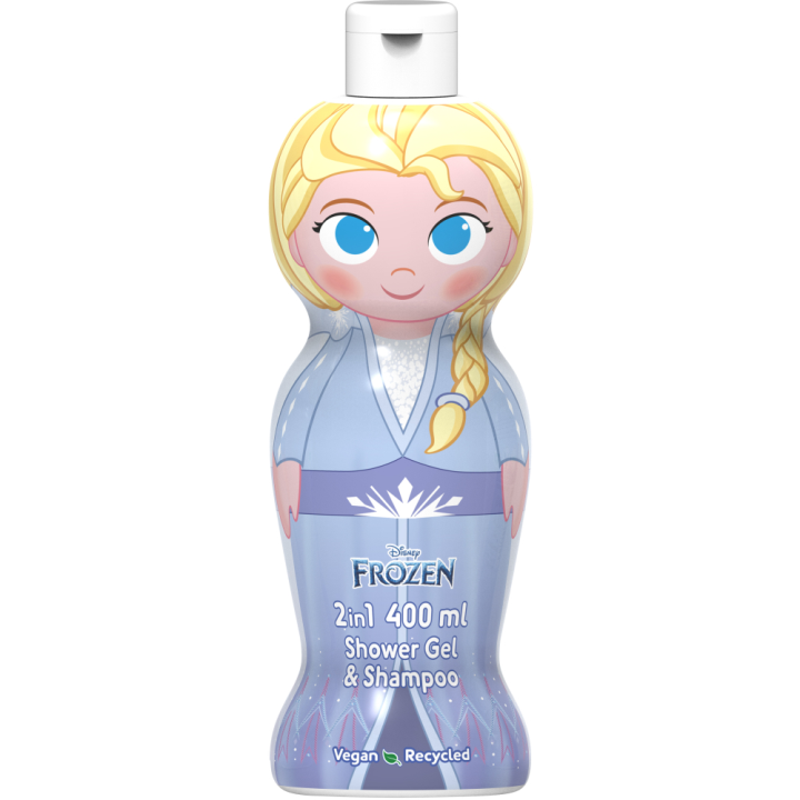 E-shop EP Line Frozen Elsa sprchový gel a šampon 2v1, 400 ml