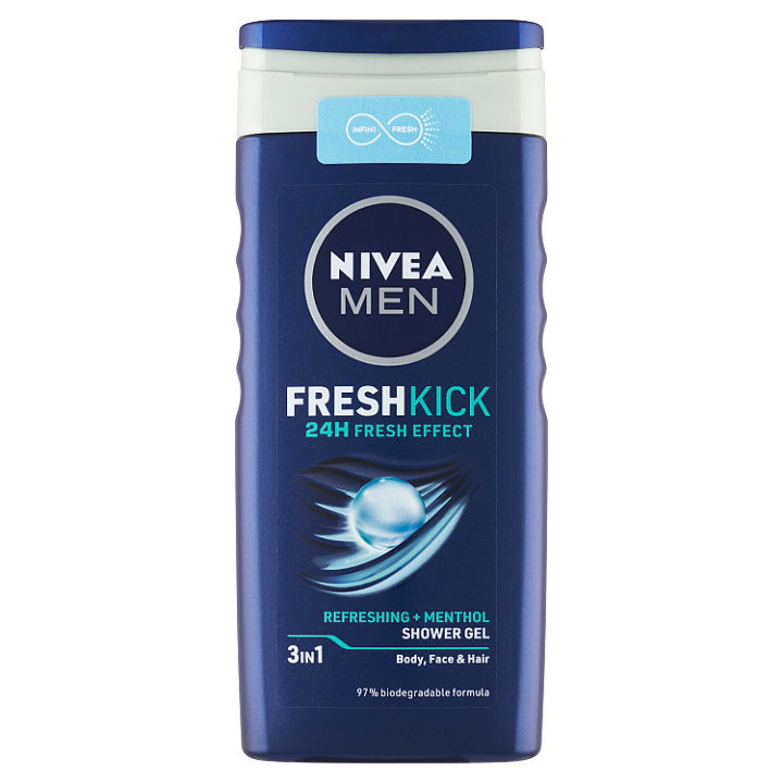 E-shop Nivea Men Fresh Kick Sprchový gel 250ml
