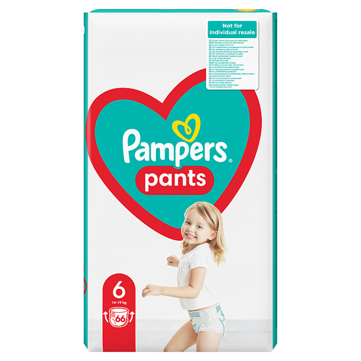 E-shop Pampers Pants Plenkové Kalhotky Velikost 6, 132 Kusů, 14kg-19kg