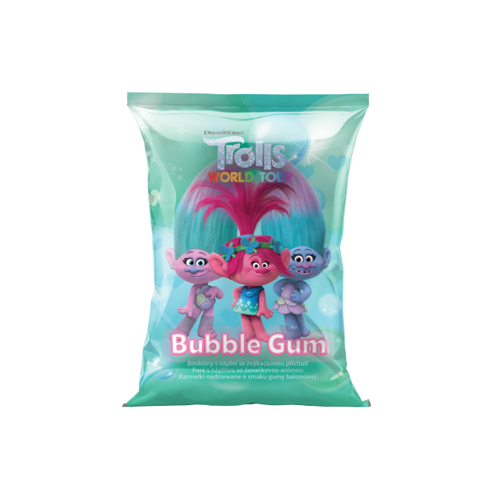 E-shop TROLLS bonbóny Bubble gum 75g