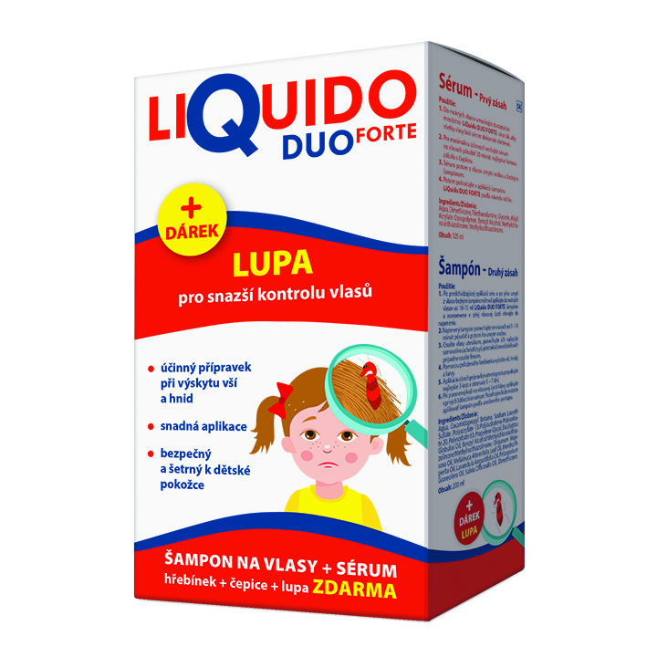 E-shop LiQuido DUO Forte šampon na vši 200ml + sérum