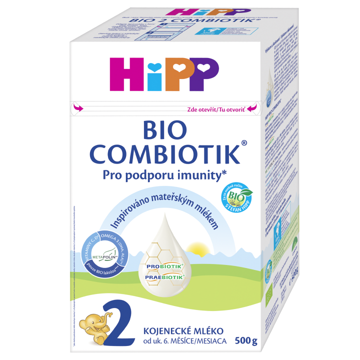 E-shop HiPP Pokračovací mléčná kojenecká výživa 2 BIO Combiotik 500 g