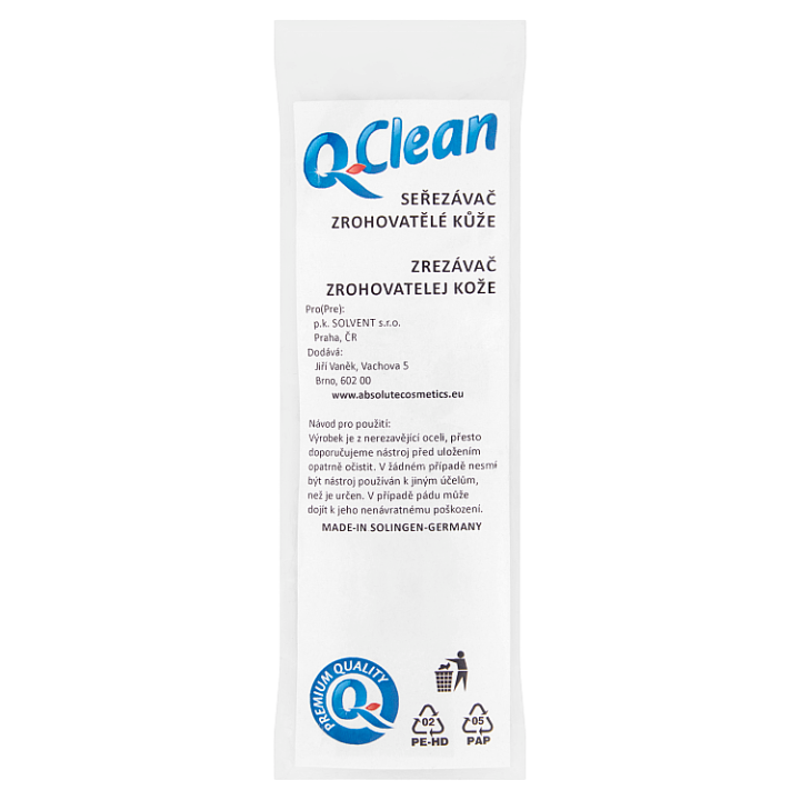 E-shop Q-Clean Seřezávač zrohovatělé kůže