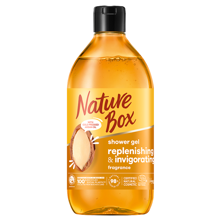 E-shop Nature Box Sprchový gel s osvěžující & povzbuzující vůní 385ml