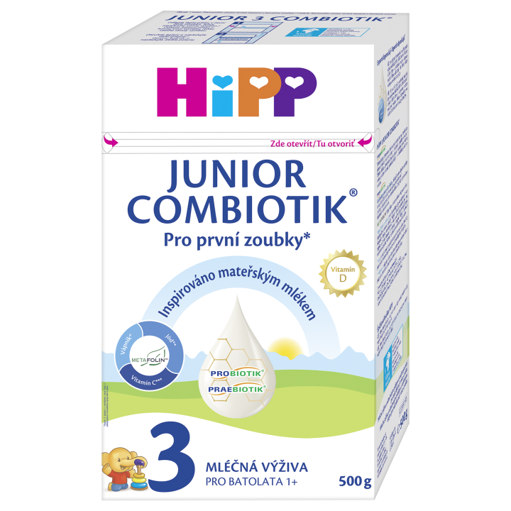 E-shop HiPP Batolecí mléko 3 Junior Combiotik 500 g