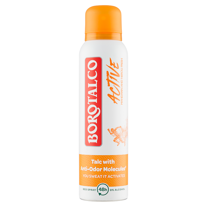 E-shop Borotalco Active Mandarin and Neroli Fresh deodorant sprej 150ml