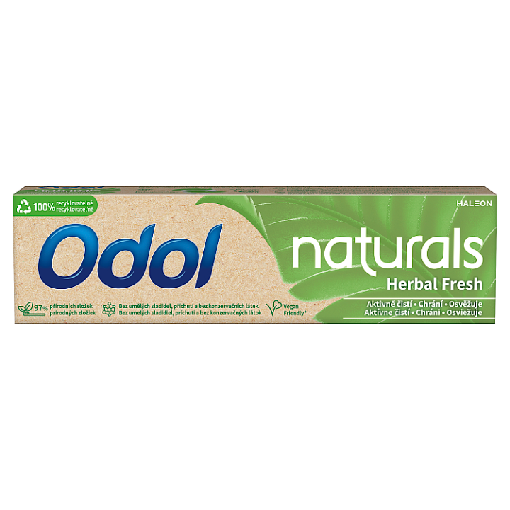 E-shop Odol Naturals Herbal Fresh zubní pasta s vysokým obsahem přírodních složek 75ml
