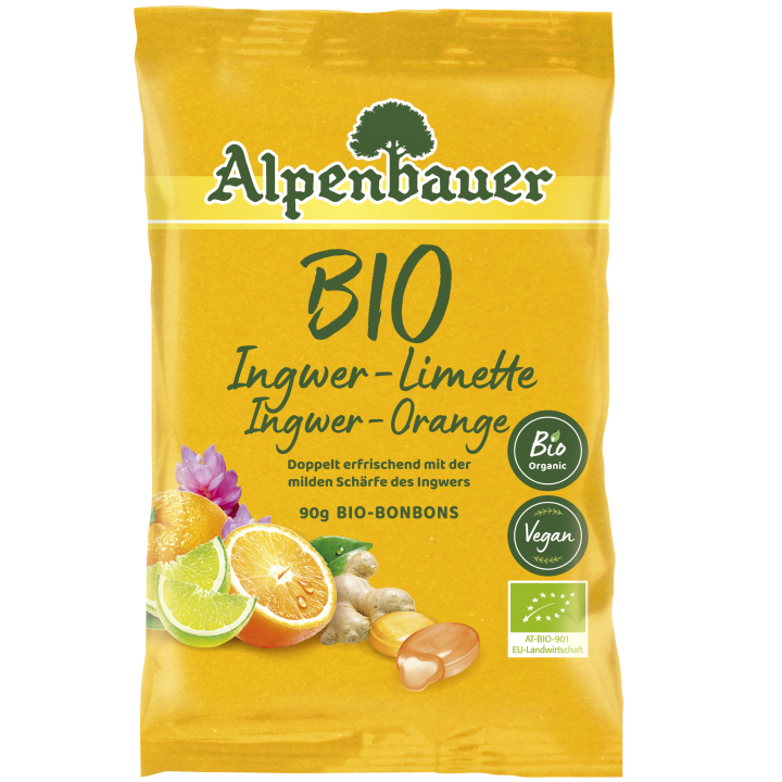 E-shop Alpenbauer BIO Přírodní bonbóny 90 g