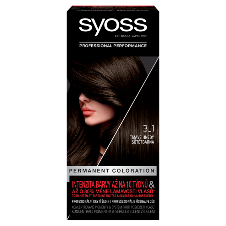 E-shop Syoss barva na vlasy Tmavě Hnědý 3_1