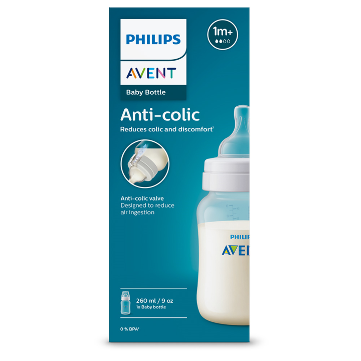 Philips AVENT Láhev Anti-colic 260ml, 1m+