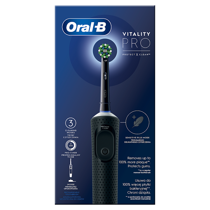 E-shop Oral-B Vitality Pro Černý Elektrický Zubní Kartáček