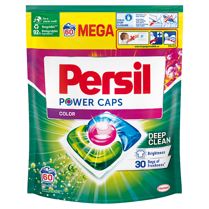 E-shop PERSIL prací kapsle Power-Caps Deep Clean Color Doypack 60 praní, 840g
