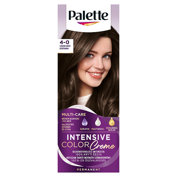 E-shop Palette Intensive Color Creme barva na vlasy Středně hnědý 4-0