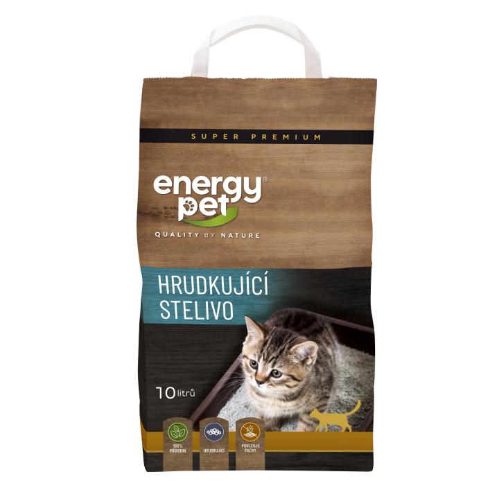 E-shop Energy Pet Hrudkující stelivo pro kočky 10l