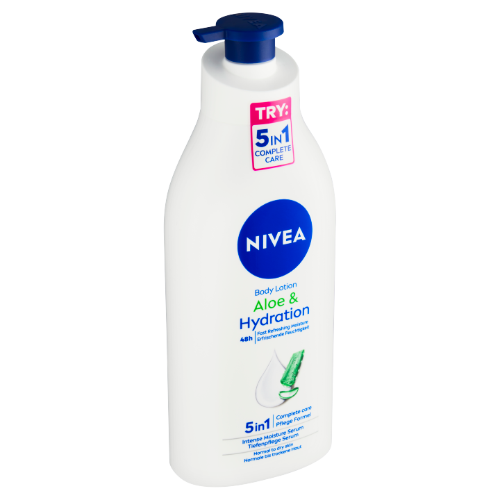E-shop Nivea Aloe & Hydration Lehké tělové mléko 625ml