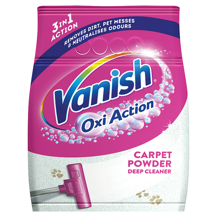 E-shop Vanish Oxi Action Prášek na čištění koberců 650g