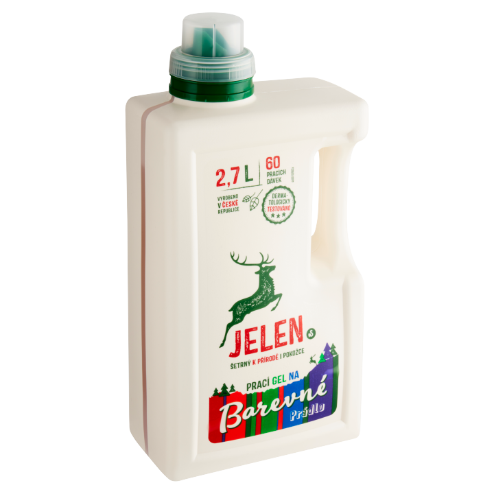 E-shop Jelen Prací gel na barevné prádlo 60 pracích dávek 2,7l