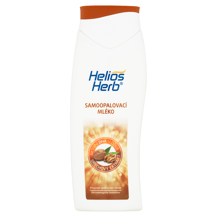 E-shop Helios Herb Samoopalovací mléko s ořechovým extraktem 200ml
