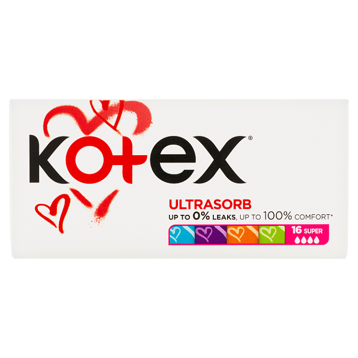 Kotex UltraSorb Super tampony 16 ks