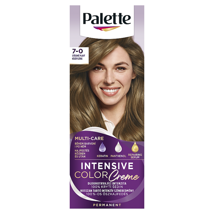 E-shop Palette Intensive Color Creme barva na vlasy Středně plavý 7-0