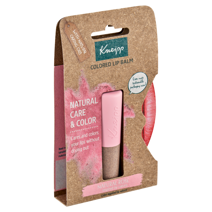 E-shop Kneipp Natural Rosé barevný balzám na rty 3,5g