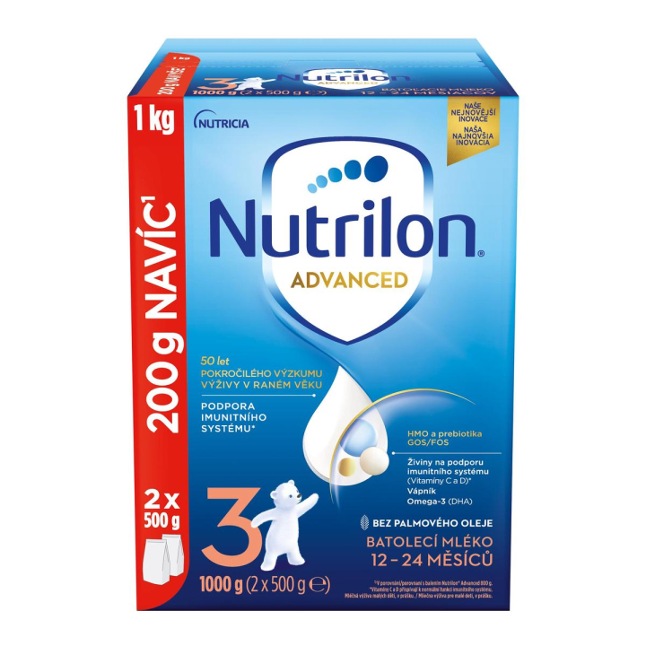 E-shop Nutrilon 3 Advanced batolecí mléko od uk. 12. měsíce 6x 1000 g