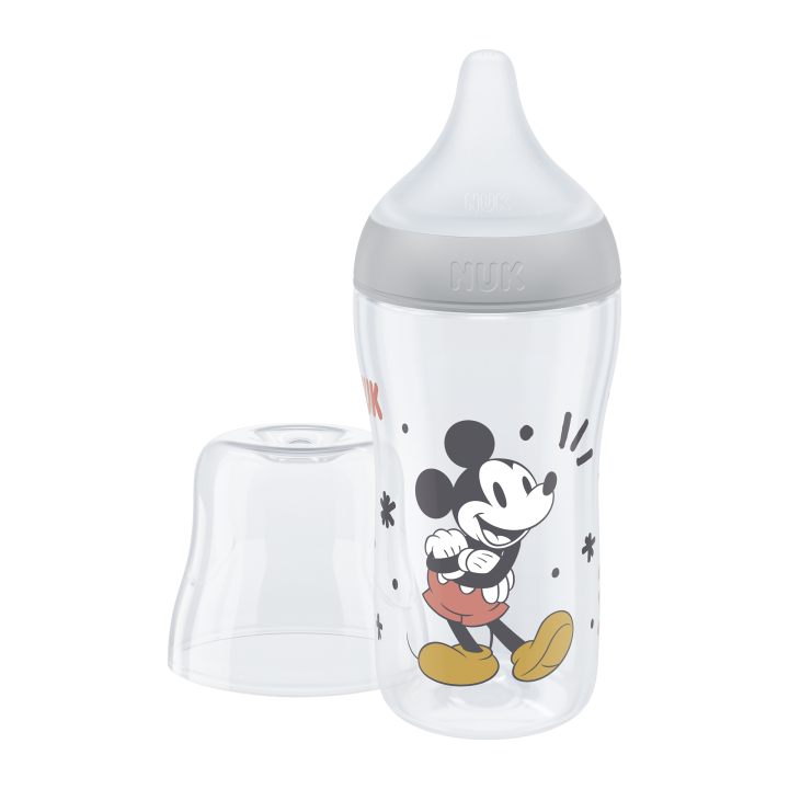 NUK Perfect Match láhev s kontrolou teploty Mickey 260 ml