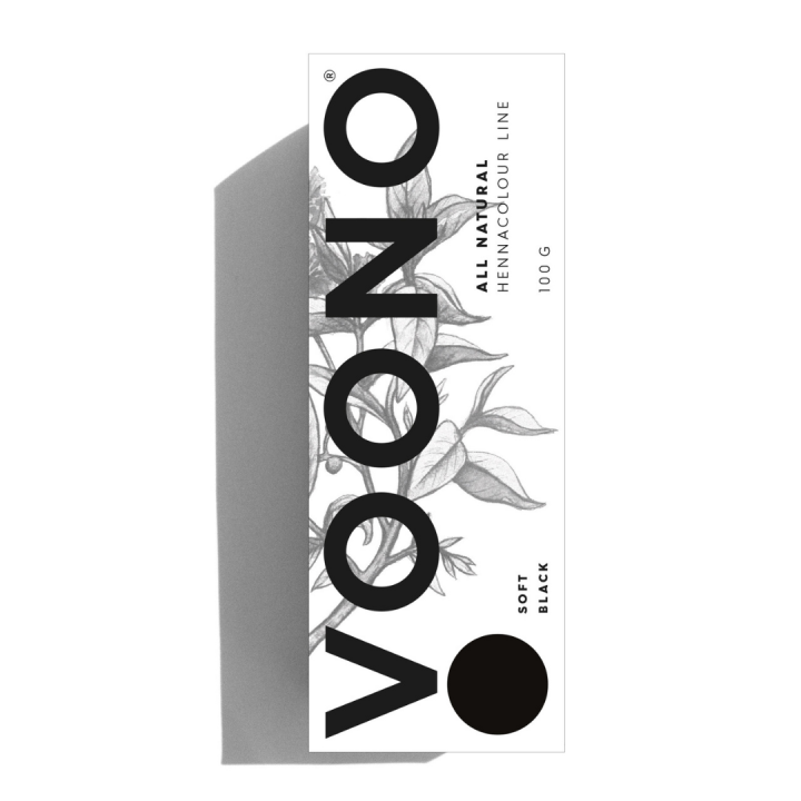 E-shop VOONO Soft Black 100 g Popelavá černá