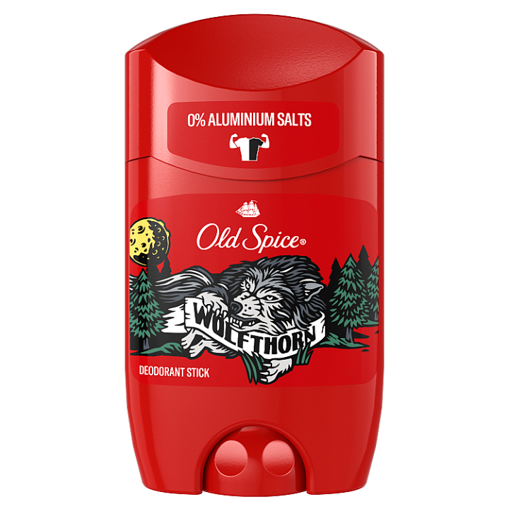 E-shop Old Spice Wolfthorn Tuhý Deodorant Pro Muže 50ml, 48h Svěžest, Bez Obsahu Hliníku