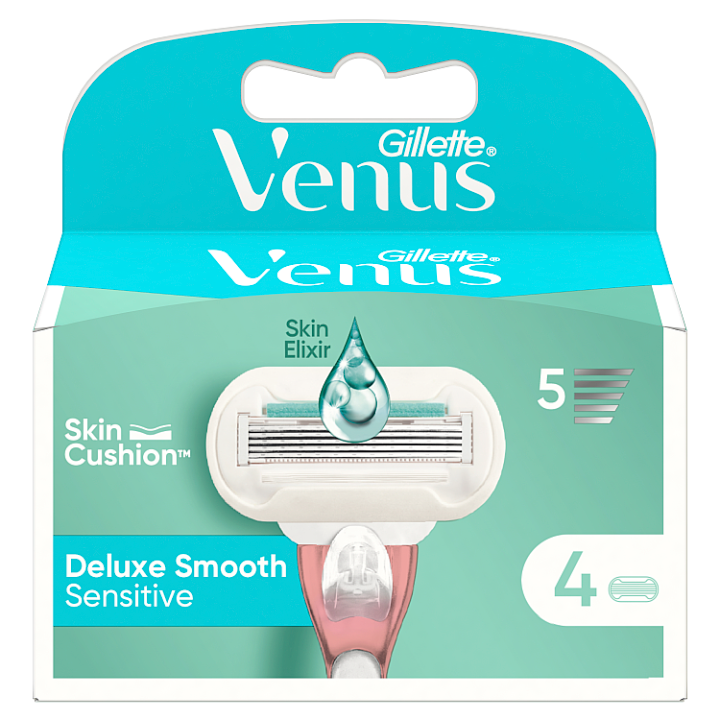 E-shop Venus Deluxe Smooth Sensitive Hlavice Holicího Strojku x4