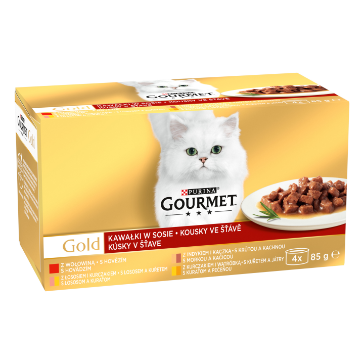 E-shop GOURMET Gold Multipack kousky ve šťávě 4 x 85g