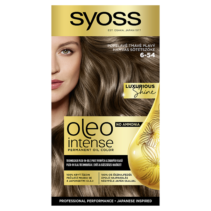 E-shop Syoss Oleo Intense barva na vlasy Popelavě tmavě plavý 6-54