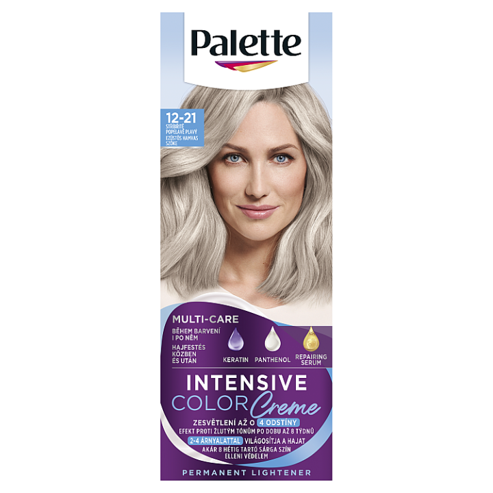 E-shop Palette Intensive Color Creme barva na vlasy Stříbřitě popelavě plavý 12-21