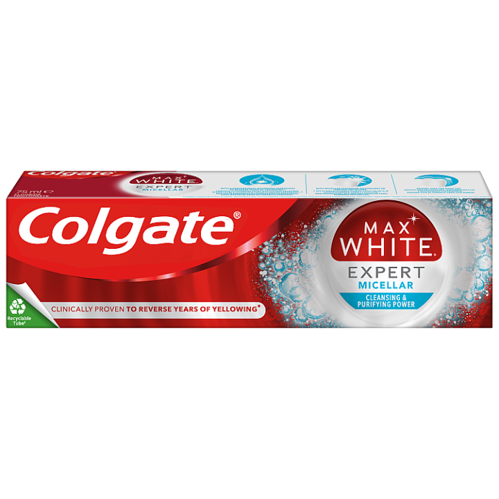 E-shop Colgate Max White Expert Micellar bělicí zubní pasta 75ml