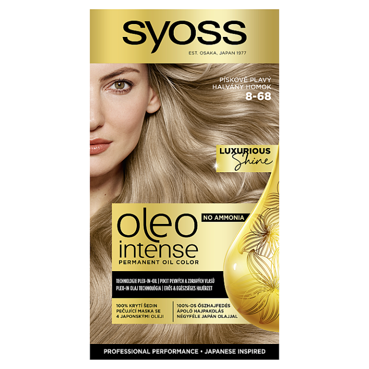 E-shop Syoss Oleo Intense barva na vlasy Pískově plavý 8-68