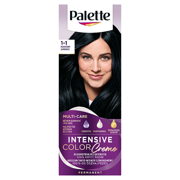 E-shop Palette Intensive Color Creme barva na vlasy Modročerný 1-1