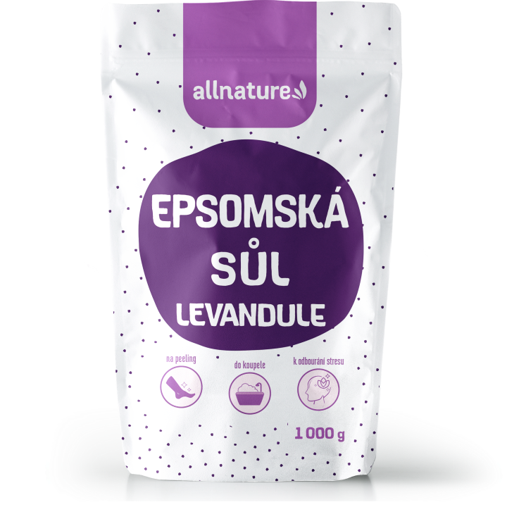 E-shop allnature Epsomská sůl s levandulí 1000g