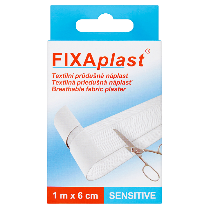 E-shop Fixaplast Textilní průdušná náplast 1mx6cm