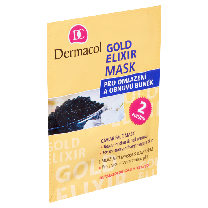 E-shop Dermacol Gold Elixir Maska - jednorázová maska